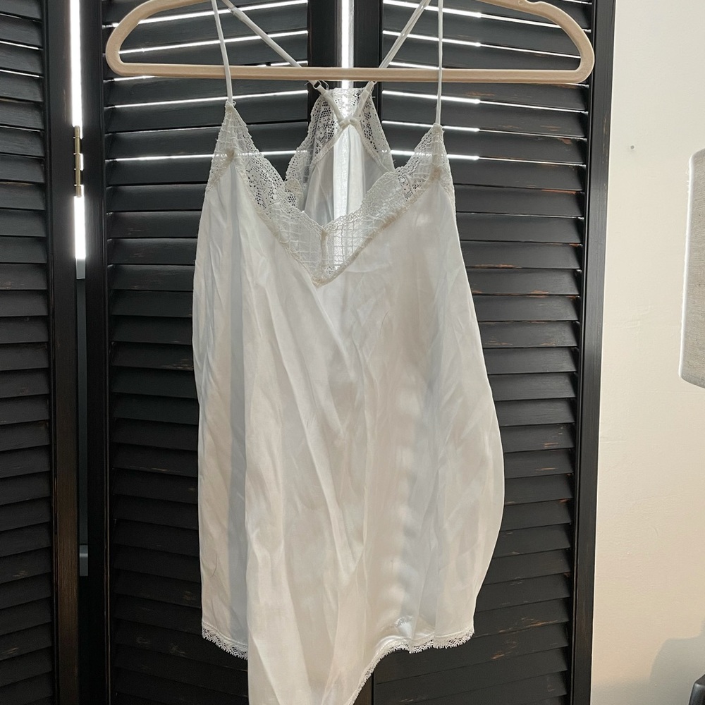 White Lace Tank Top